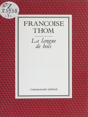 cover image of La Langue de bois